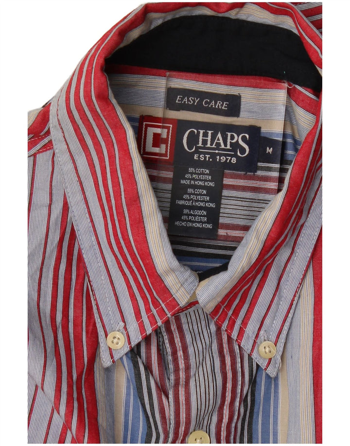 Chaps Ανδρικό πουκάμισο Easy Care Μεσαίο πολύχρωμο βαμβακερό ριγέ