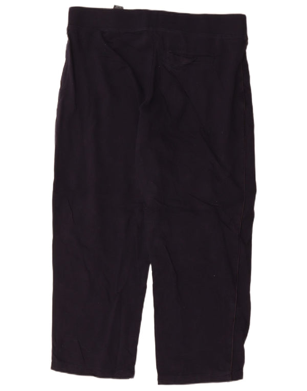 Marks & Spencer Γυναικεία φόρμα παντελόνια UK 16 Large Navy Blue από βαμβάκι