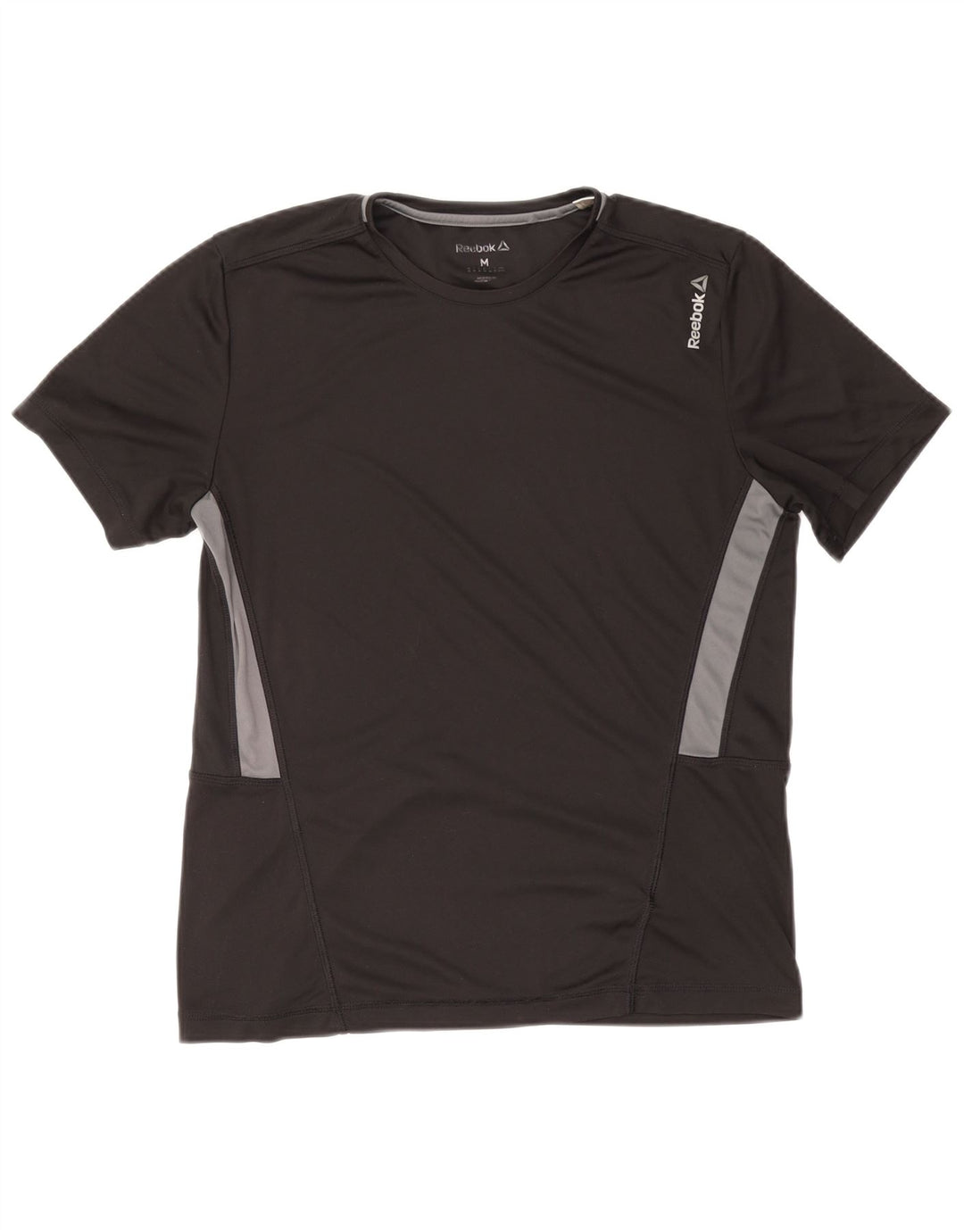 Γυναικείο T-Shirt REEBOK Top UK 14 Medium Black Colorblock Πολυεστέρας