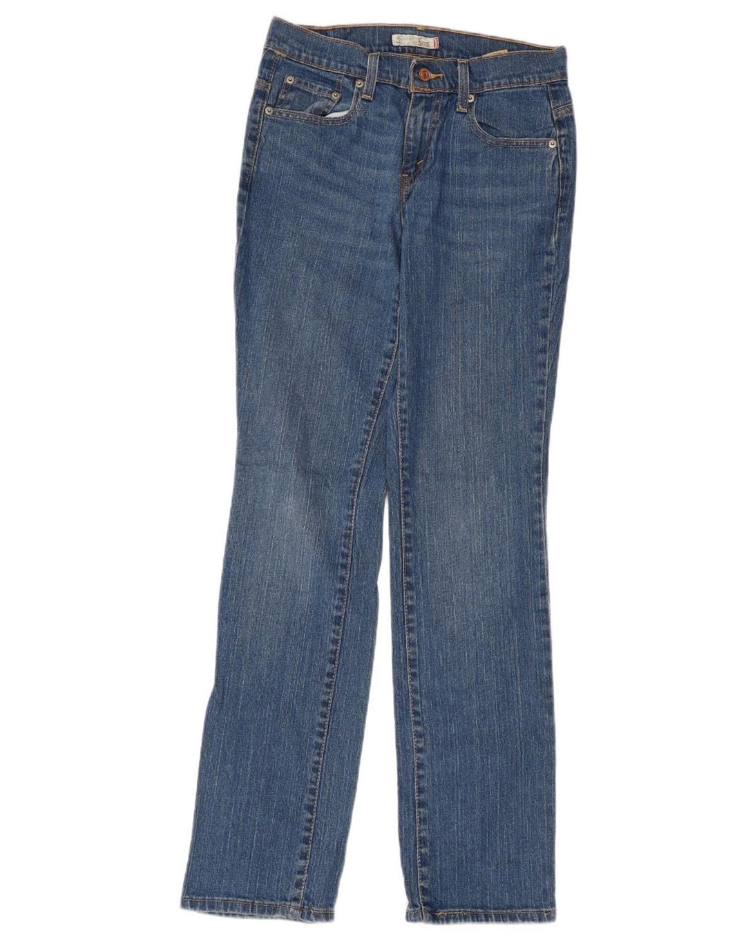 Levi's Womens 505 Straight Jeans US 4 Small W28 L32 Μπλε βαμβακερό
