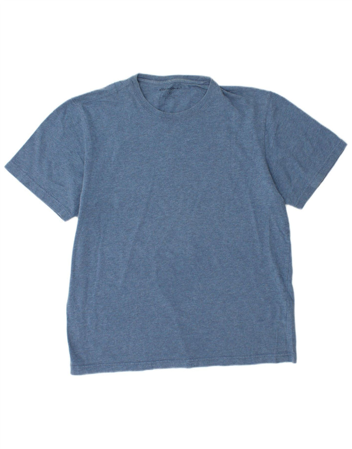 EDDIE BAUER Ανδρικό T-Shirt Top Μεσαίο Μπλε Βαμβακερό