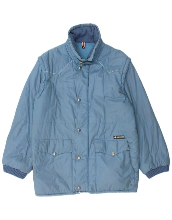 Ανδρικό μπουφάν MC Ross UK 38 Medium Blue Colourblock Classic