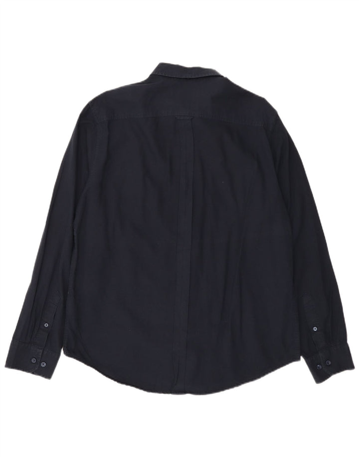 Ανδρικό πουκάμισο Ben Sherman μεγάλο μπλε βαμβακερό