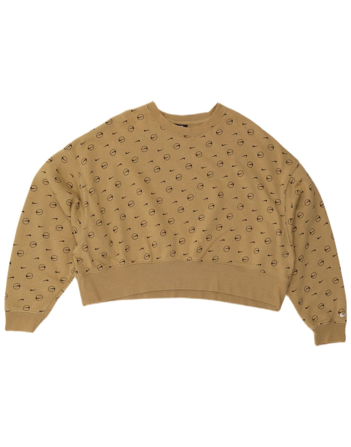 Γυναικείο γραφικό φούτερ NIKE 10 Small Khaki