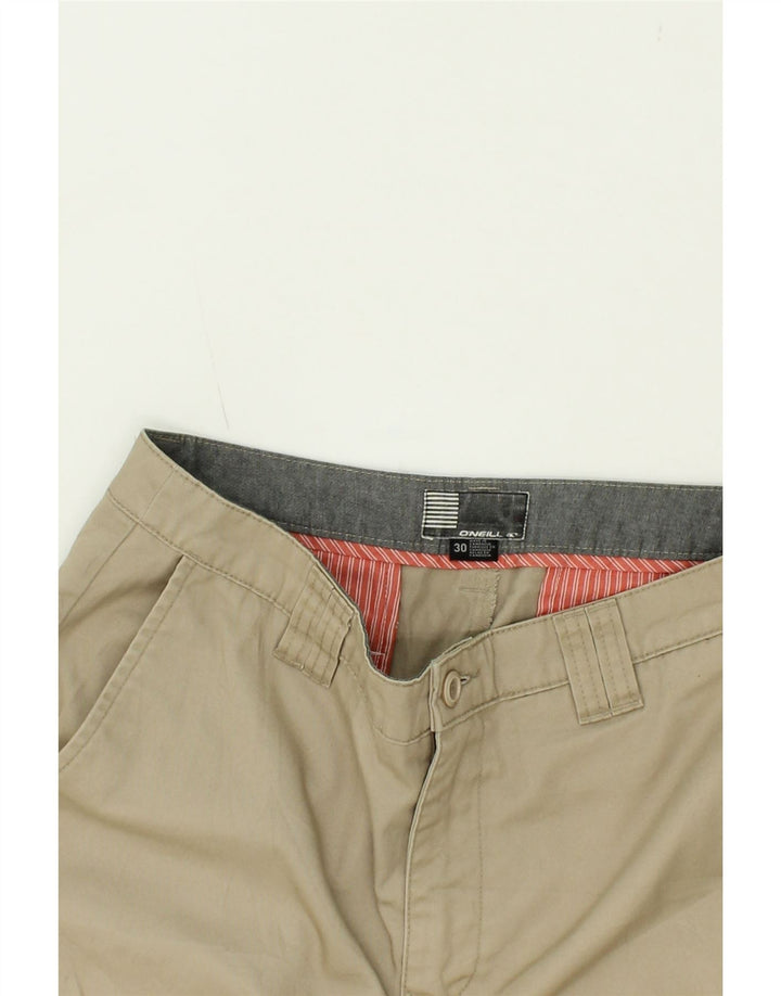 O'NEILL Mens Chino Shorts W30 Medium Beige Polyester Vintage O'Neill and Second-Hand O'Neill from Messina Hembry 