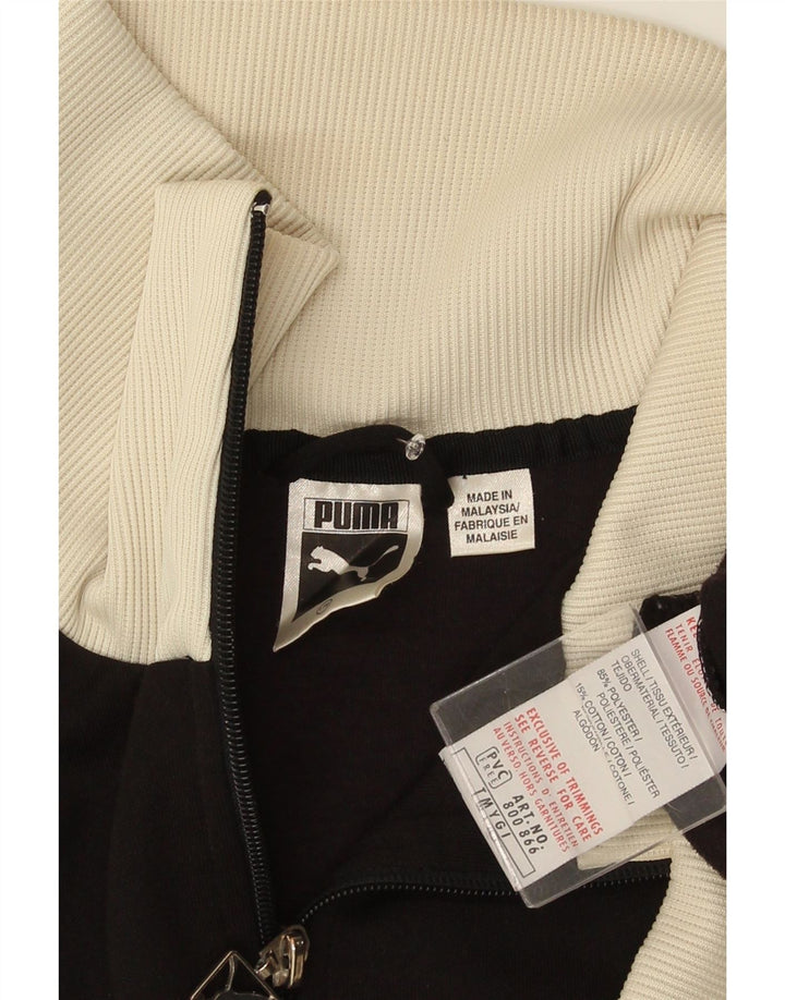 Puma Κορίτσια αθλητική φόρμα Top Jacket 13-14 Years Black Colourblock Polyester