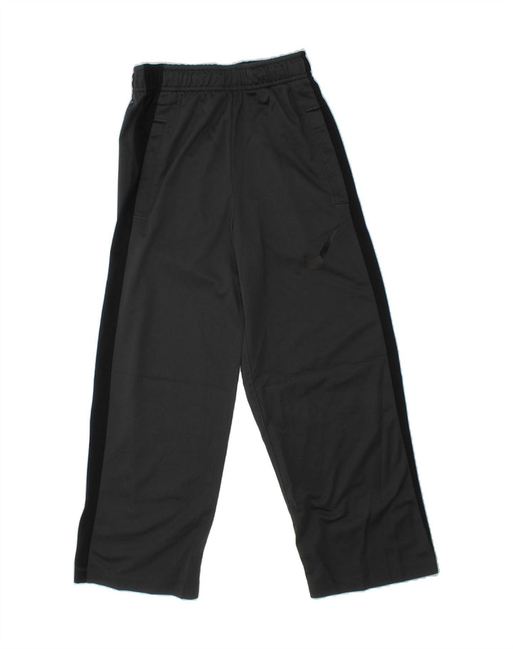 NIKE Boys Dri Fit Tracksuit Trousers 10-11 Years Medium  Grey Colourblock Vintage Nike and Second-Hand Nike from Messina Hembry 