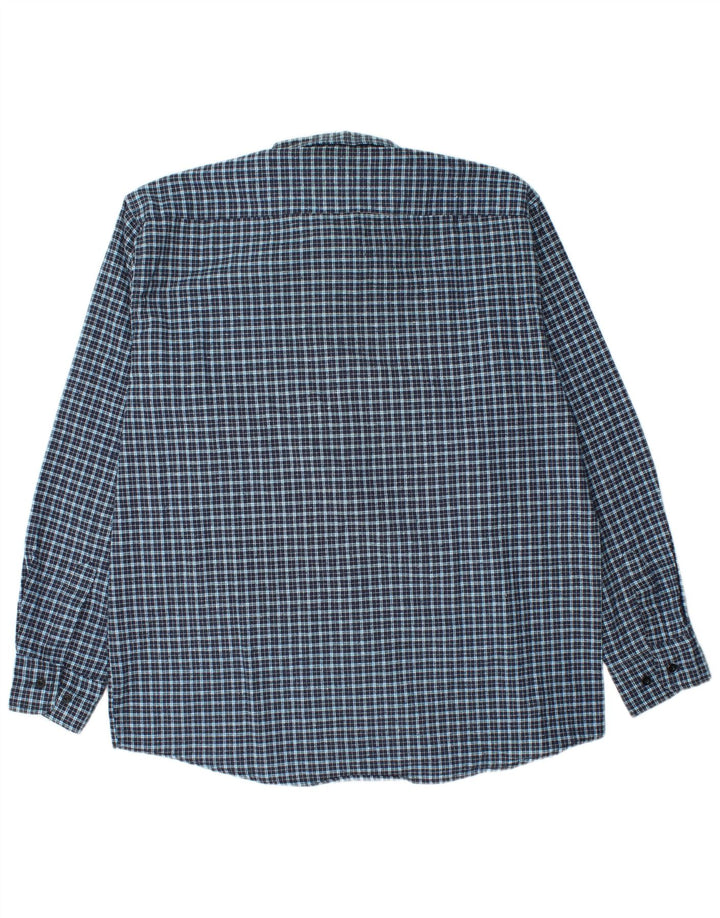 Vintage Ανδρικό Φανελένιο Πουκάμισο 45 XL Μπλε Check