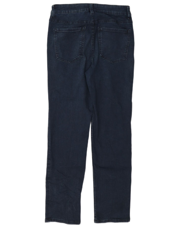 Marks & Spencer Γυναικεία The Sienna Straight Jeans UK 10 Small W27 L27 Blue