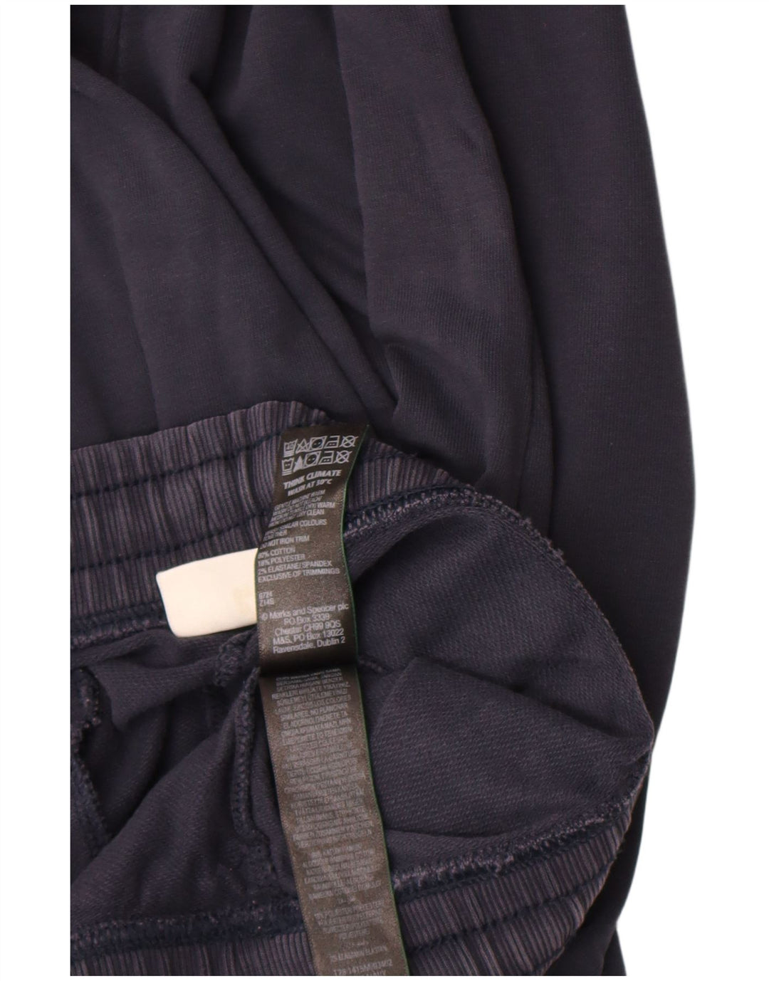 Ανδρική αθλητική φόρμα Marks & Spencer Παντελόνι 2XL Navy Blue Cotton