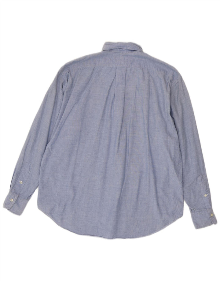 POLO RALPH LAUREN Womens Shirt US 8 Medium Blue Cotton