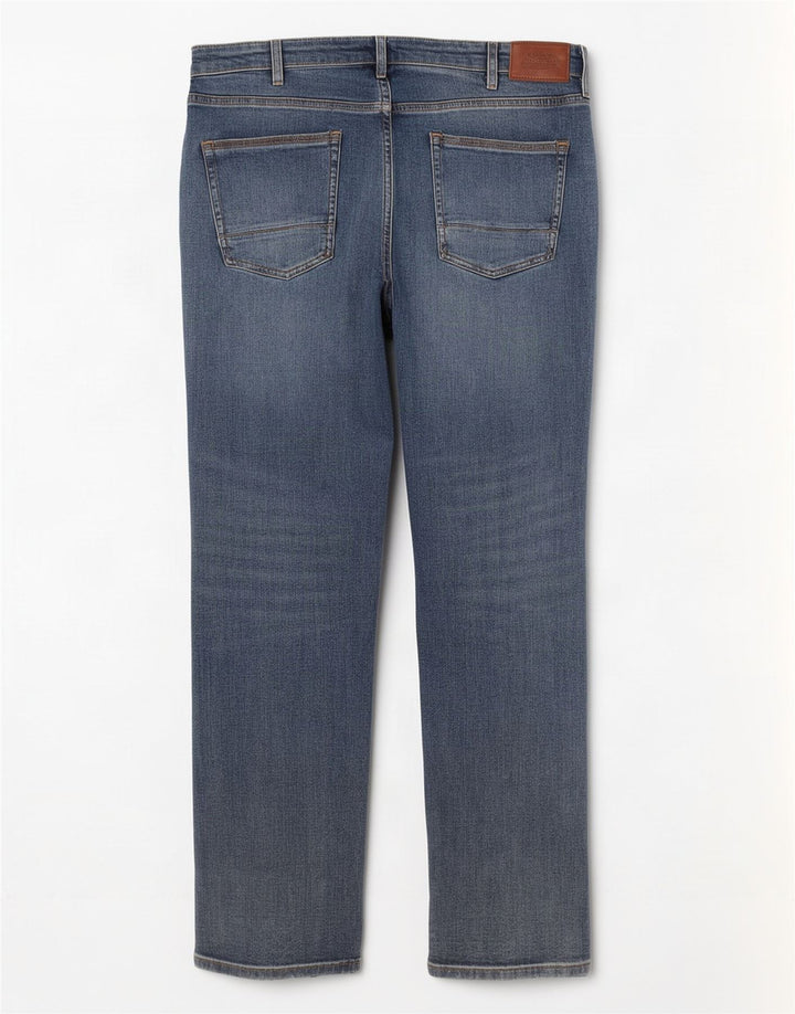 Ανδρικό τζιν ίσιο Marks & Spencer W36 L29 Μπλε βαμβακερό