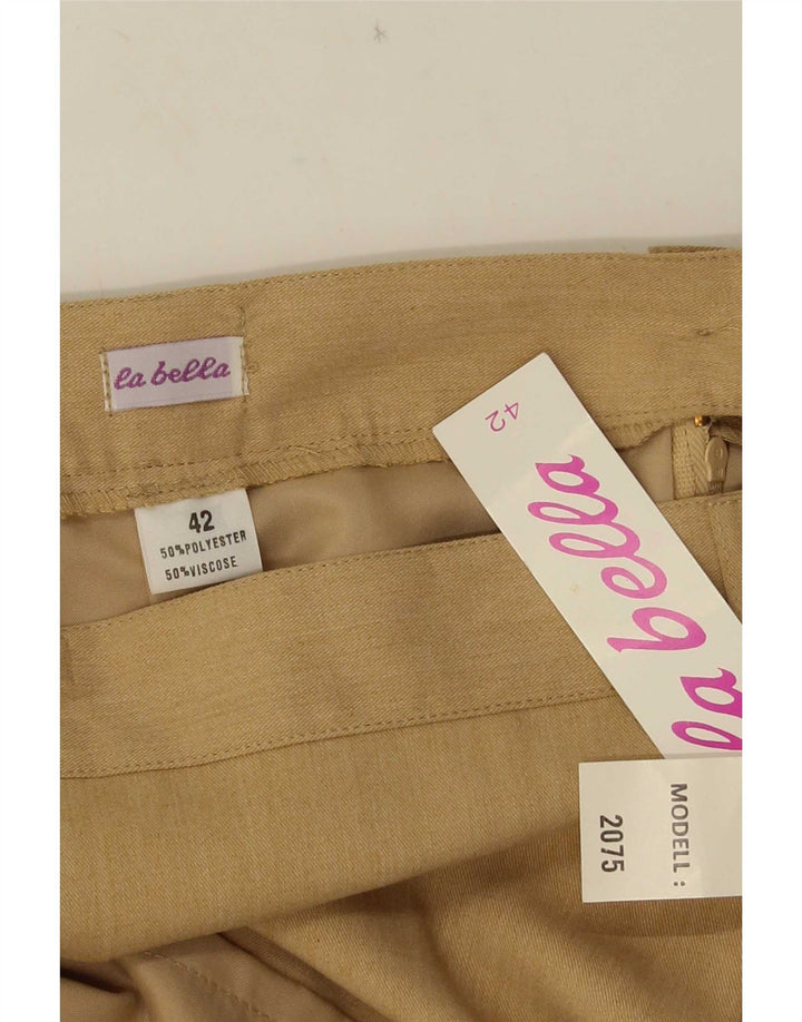 Γυναικεία ίσια φούστα La Belle IT 42 Medium W30 Beige Polyester