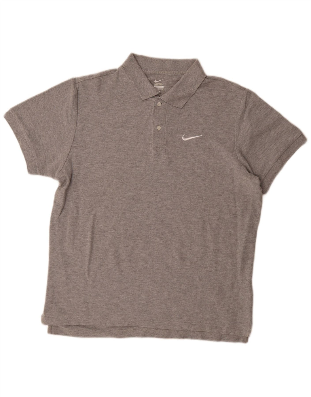 Ανδρικό πουκάμισο πόλο NIKE μεγάλο γκρι βαμβακερό