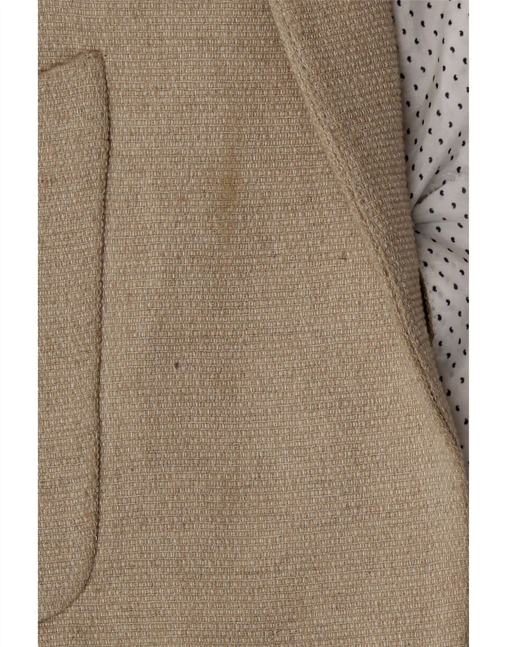 Zara Γυναικείο Open Blazer Jacket UK 16 Large Off White