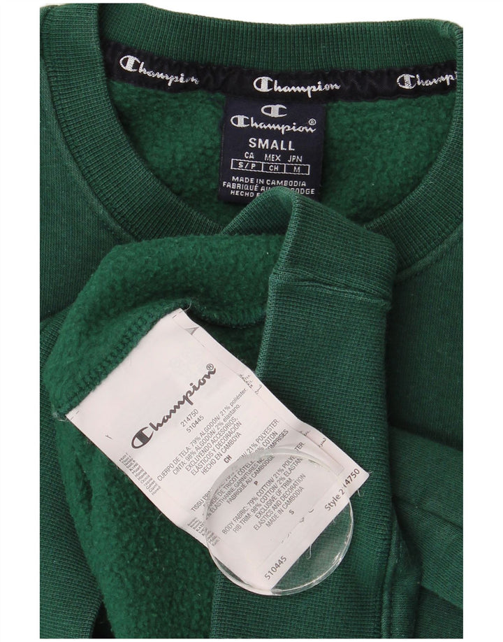 Ανδρικό φούτερ Champion Jumper Μικρό πράσινο βαμβακερό