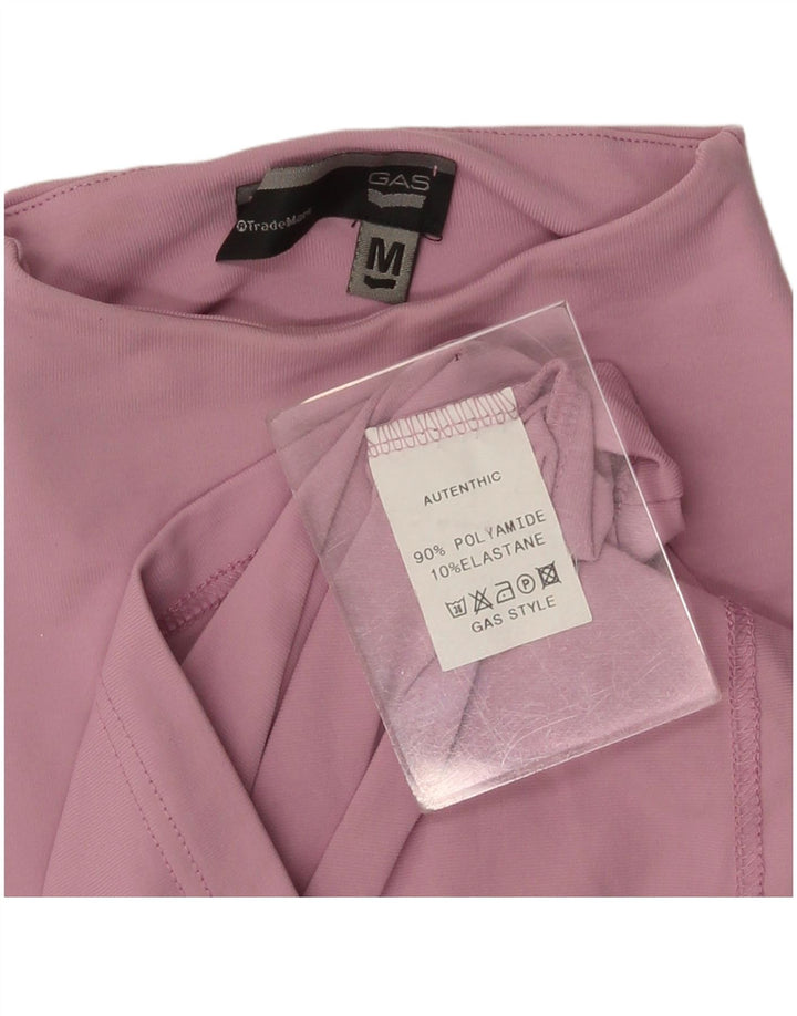 Γυναικείο μπλουζάκι Gas Μακρύ μανίκι UK 12 Medium Pink Polyamide