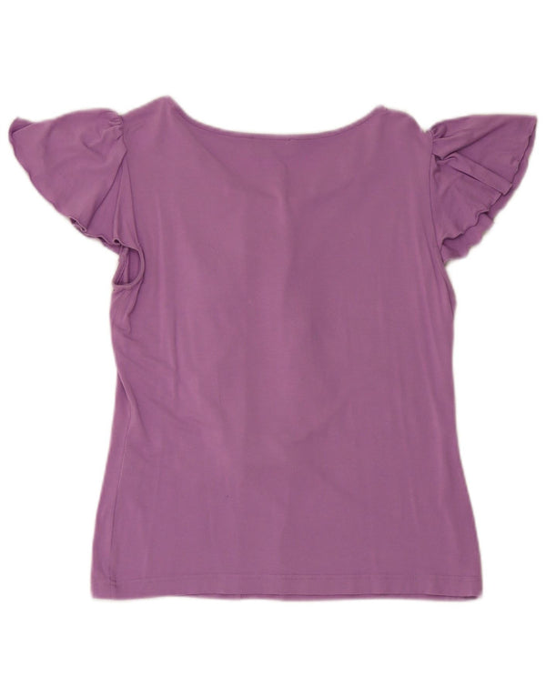 Luisa Spagnoli Γυναικείο T-Shirt Top UK 14 Large Purple