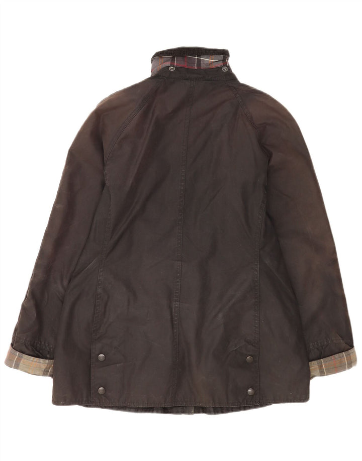 Γυναικείο Μπουφάν Barbour Oversized Κερωμένο Βαμβακερό UK 10 Small Black