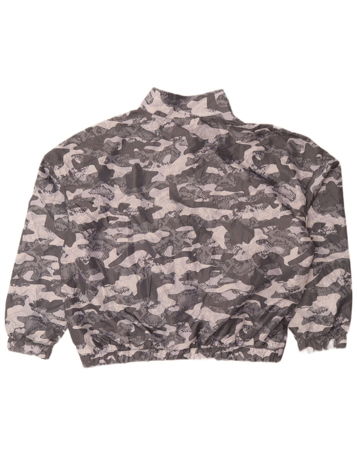 Γυναικεία φόρμα πουλόβερ Reebok Oversized Top UK 16 Large Grey Camouflage
