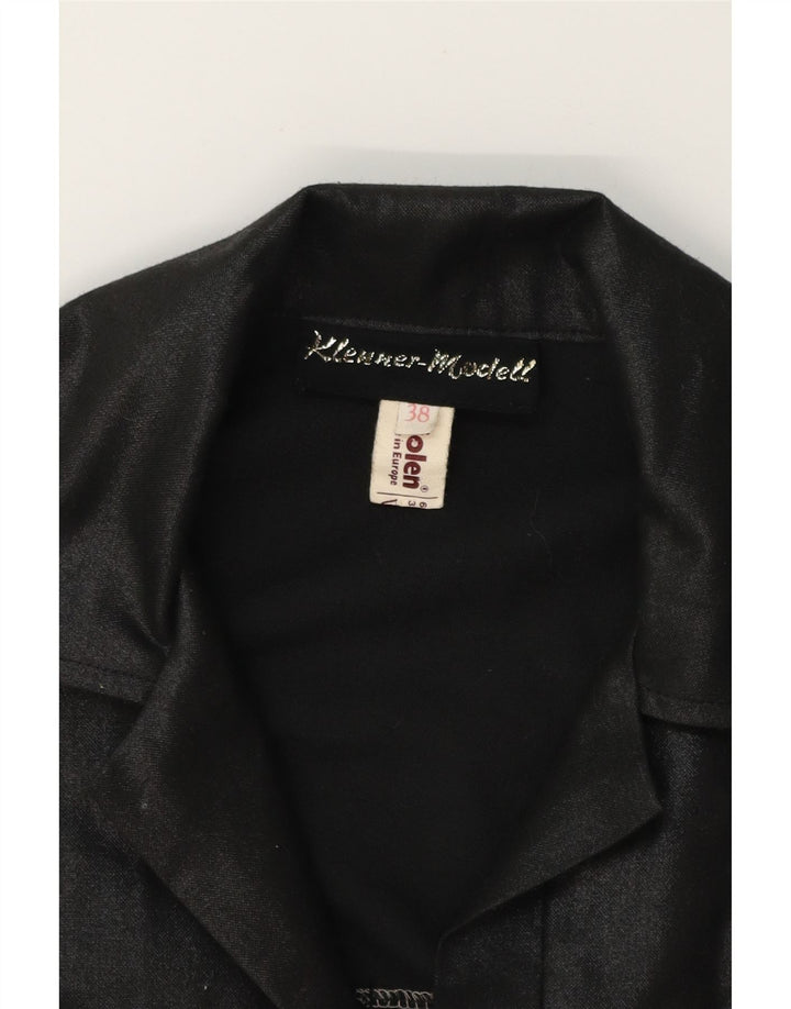 DIOLEN Womens Jumpsuit EU 38 Medium  Black Polyester Vintage Diolen and Second-Hand Diolen from Messina Hembry 