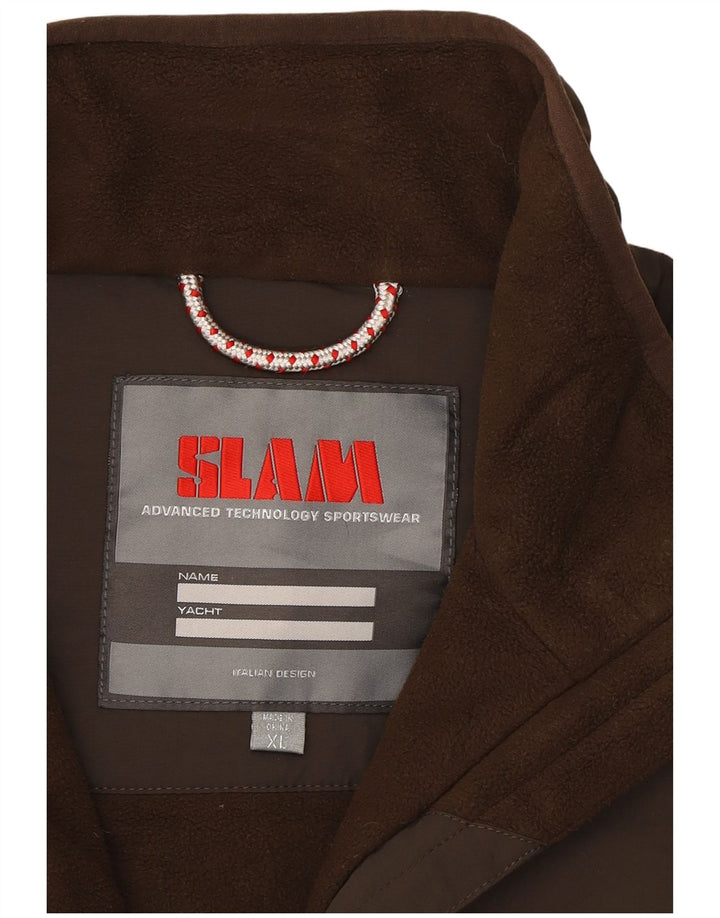 Ανδρικό μπουφάν Slam Windbreaker UK 42 XL Brown Nylon
