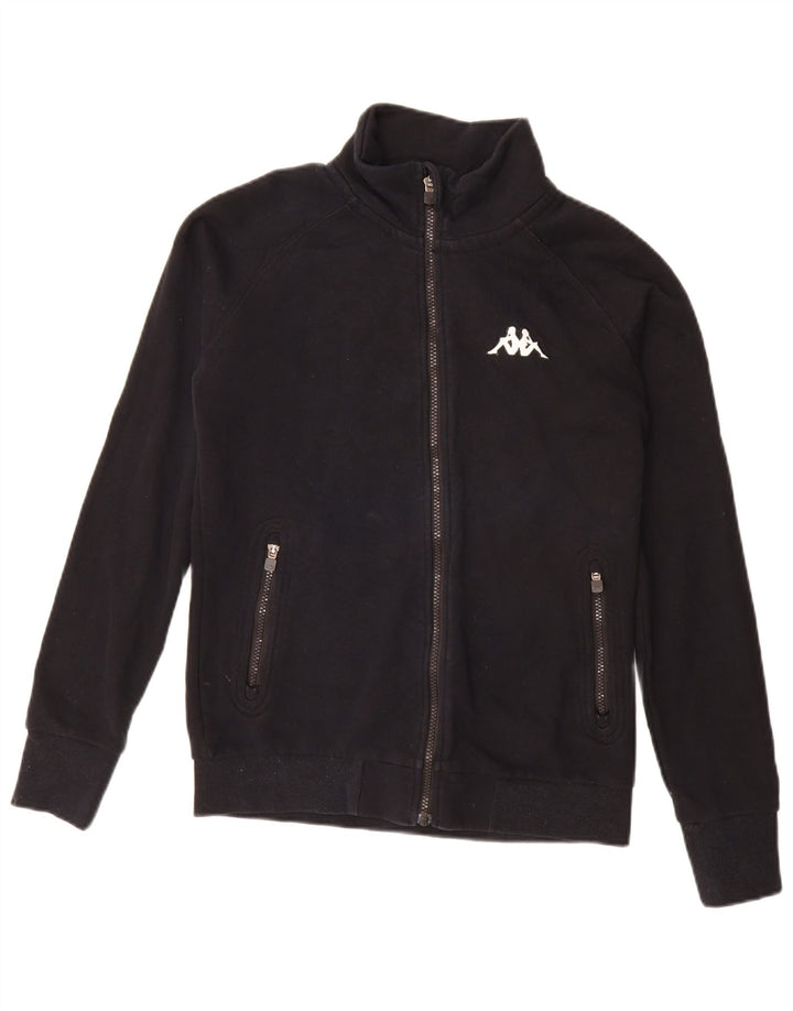 Kappa Γυναικεία φόρμα Top Jacket UK 16 Large Black Cotton