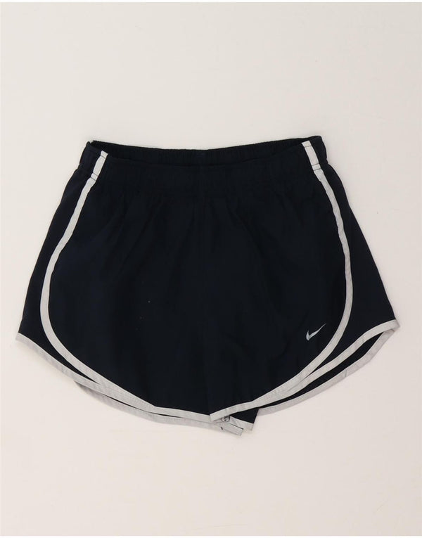 Γυναικείο αθλητικό σορτς Nike Dri Fit UK 8 Small Navy Blue Polyester