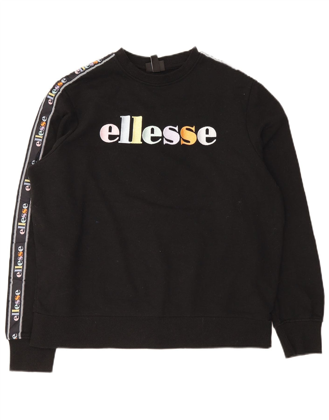 Γυναικείο γραφικό υπερμεγέθη φούτερ Ellesse UK 10 Μικρό μαύρο βαμβακερό