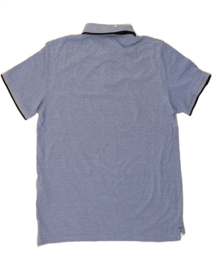 JACK & JONES Mens Polo Shirt 2XL Blue Cotton Vintage Jack & Jones and Second-Hand Jack & Jones from Messina Hembry 
