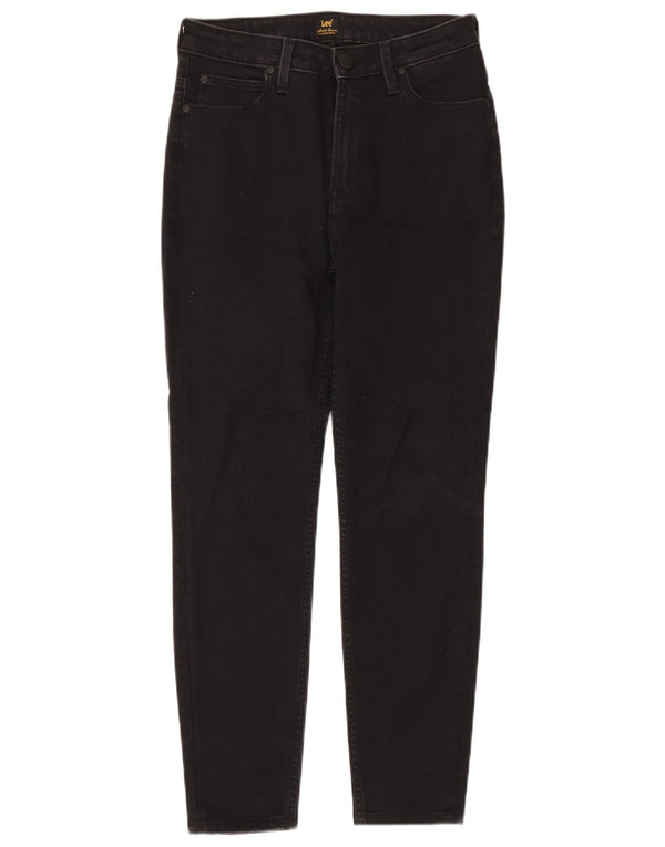 Lee Womens Scarlett High Skinny Jeans W30 L28 Μαύρο βαμβακερό