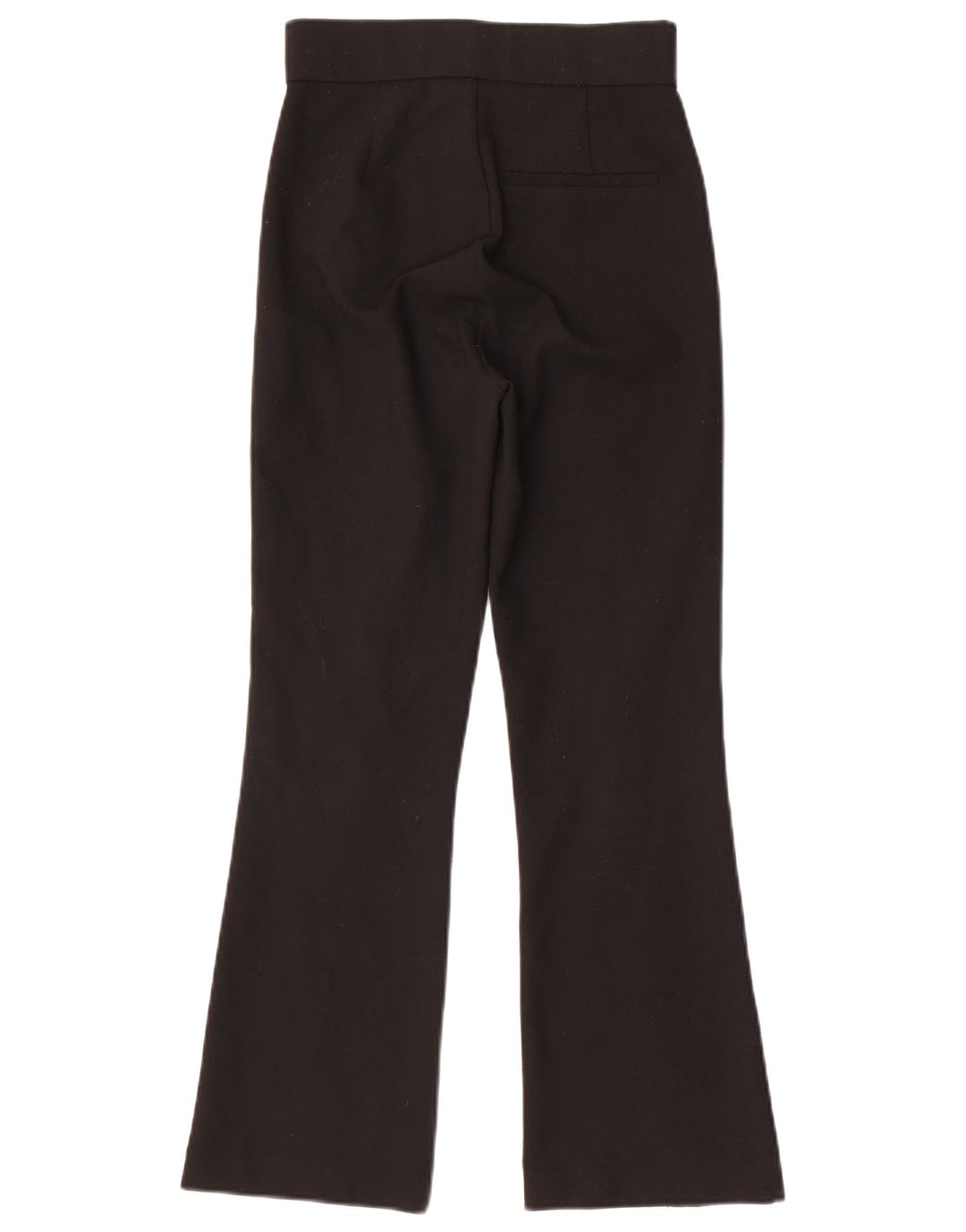 Παντελόνι ZARA Γυναικείο Κοστούμι Bootcut XS W24 L27 Μαύρο πολυεστέρα