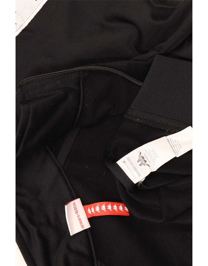 Kappa Boys Graphic αθλητική φόρμα Top Jacket 13-14 Years Black Colourblock