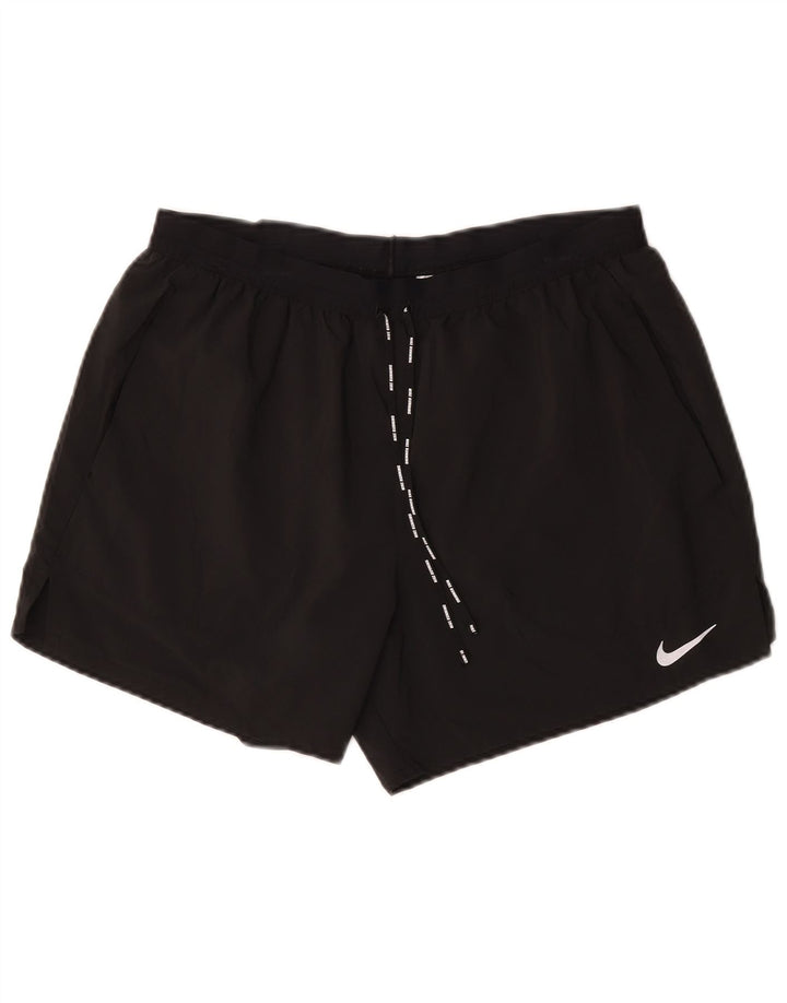 Ανδρικό αθλητικό σορτς Nike Dri Fit, μεγάλο μαύρο πολυεστέρα