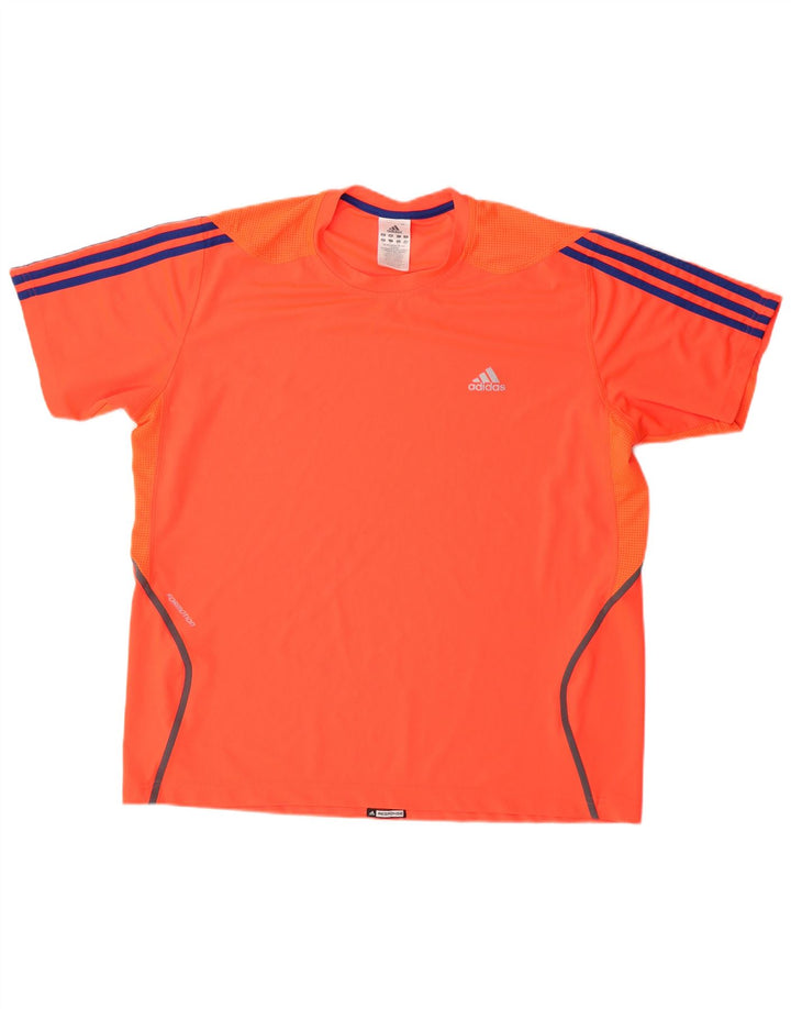 Ανδρικό T-Shirt ADIDAS Top μεγάλο κόκκινο πολυεστέρα