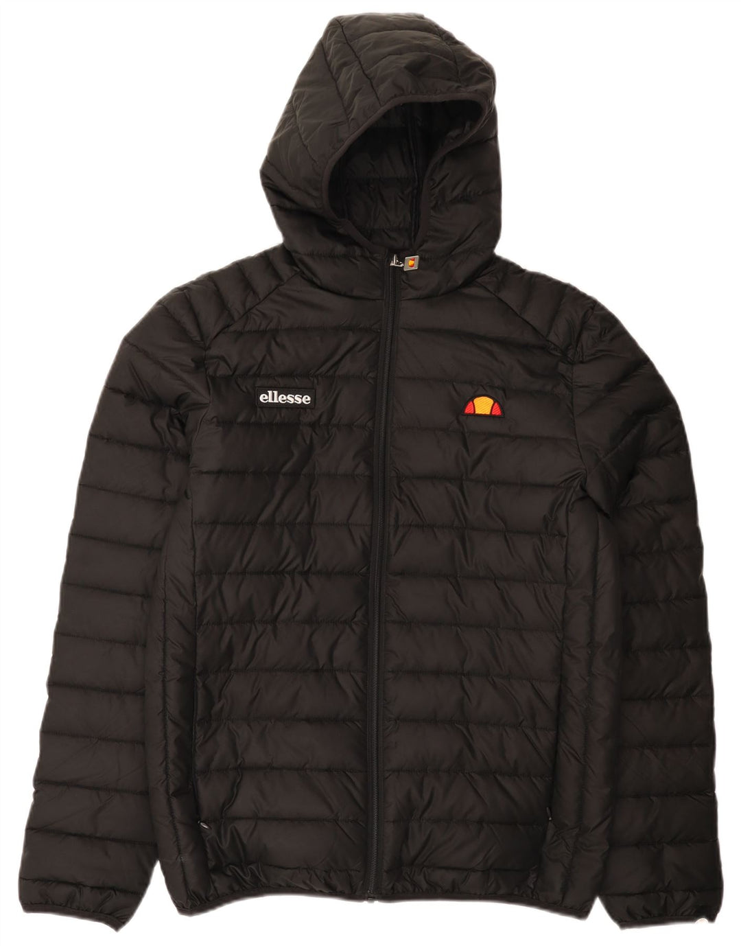 Ellesse Ανδρικό μπουφάν με κουκούλα UK 38 Μεσαίο Μαύρο Πολυεστέρας