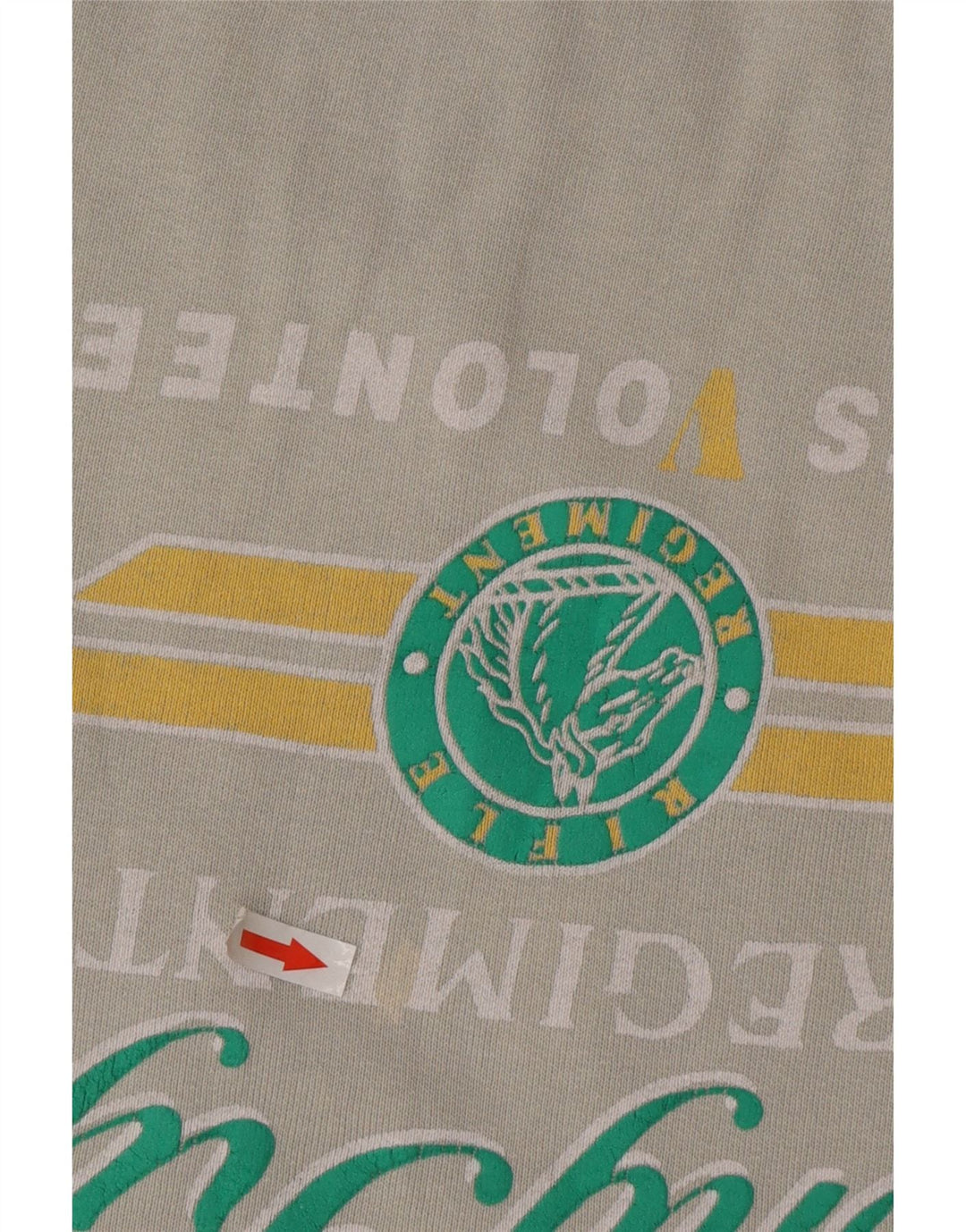 RIFLE Ανδρικό γραφικό φούτερ Jumper μεγάλο γκρι βαμβακερό