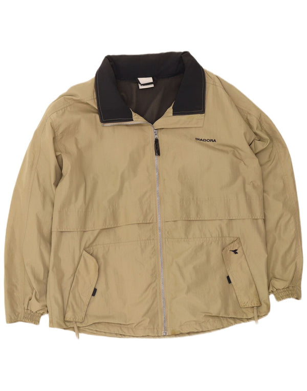 Diadora Ανδρικό μπουφάν βροχής UK 42 XL Beige Polyamide