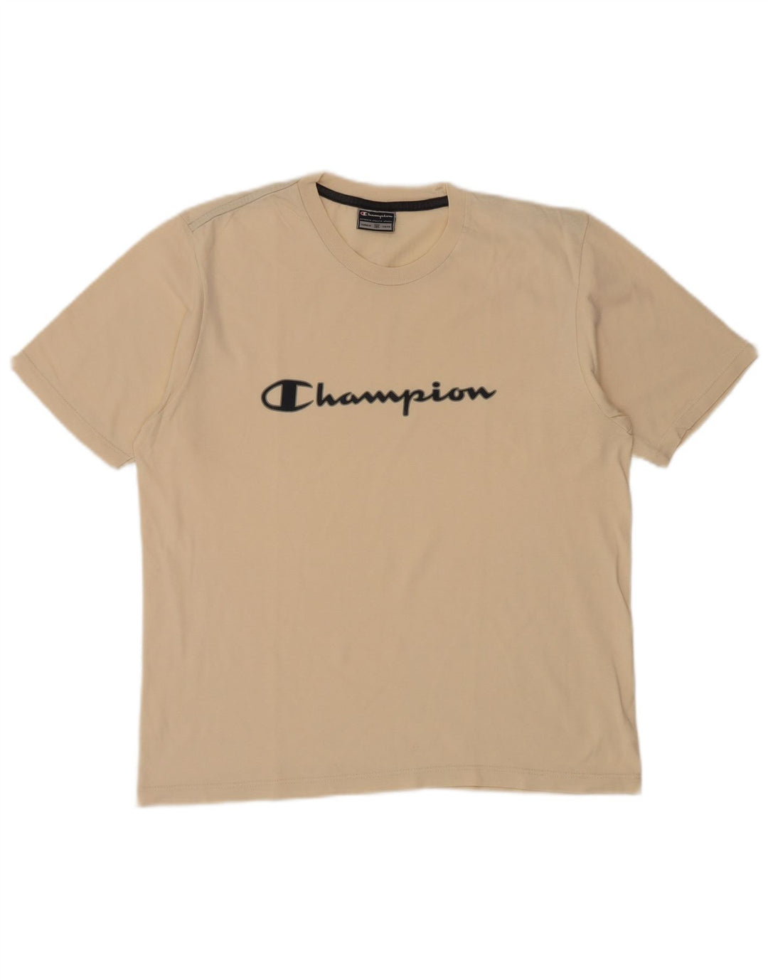 Ανδρικό γραφικό T-Shirt CHAMPION Top Medium Beige