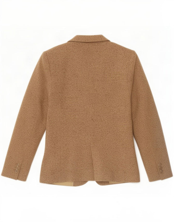Massimo Dutti Γυναικείο σακάκι μπλέιζερ με 2 κουμπιά EU 40 μεσαίο μπεζ μαλλί