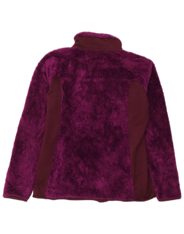 Columbia Γυναικείο Fleece Jacket UK 16 Large Maroon Polyester