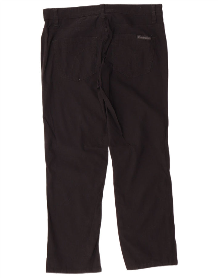 Calvin Klein Jeans Γυναικείο Casual Παντελόνι US 6 Small W32 L26 Black Classic