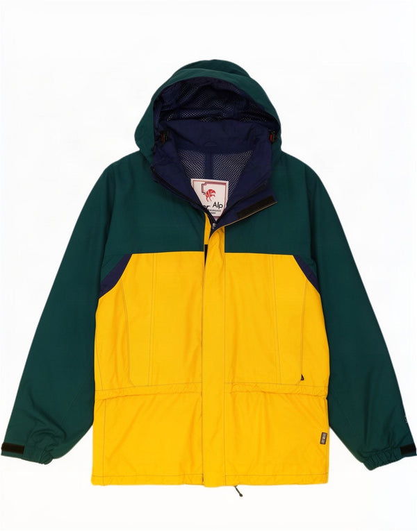 tecnoAlp Ανδρικό μπουφάν σκι με κουκούλα Gore-Tex UK 36 Small Yellow Colourblock