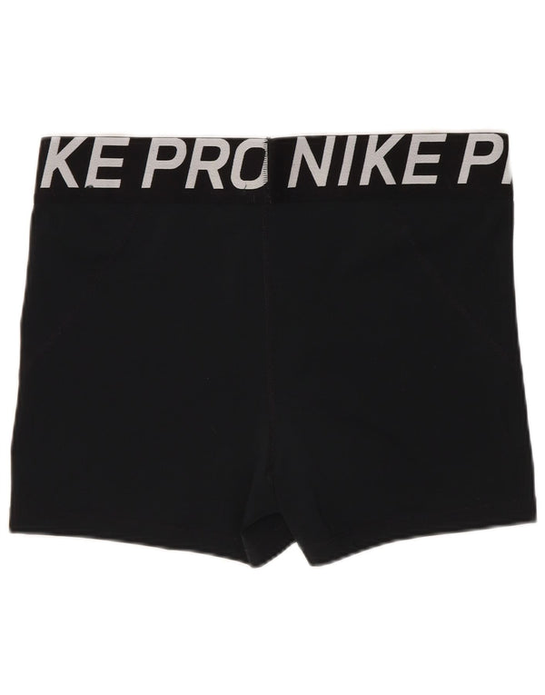 Γυναικείο γραφικό αθλητικό σορτς Nike UK 18 XL W30 μαύρο πολυεστέρα