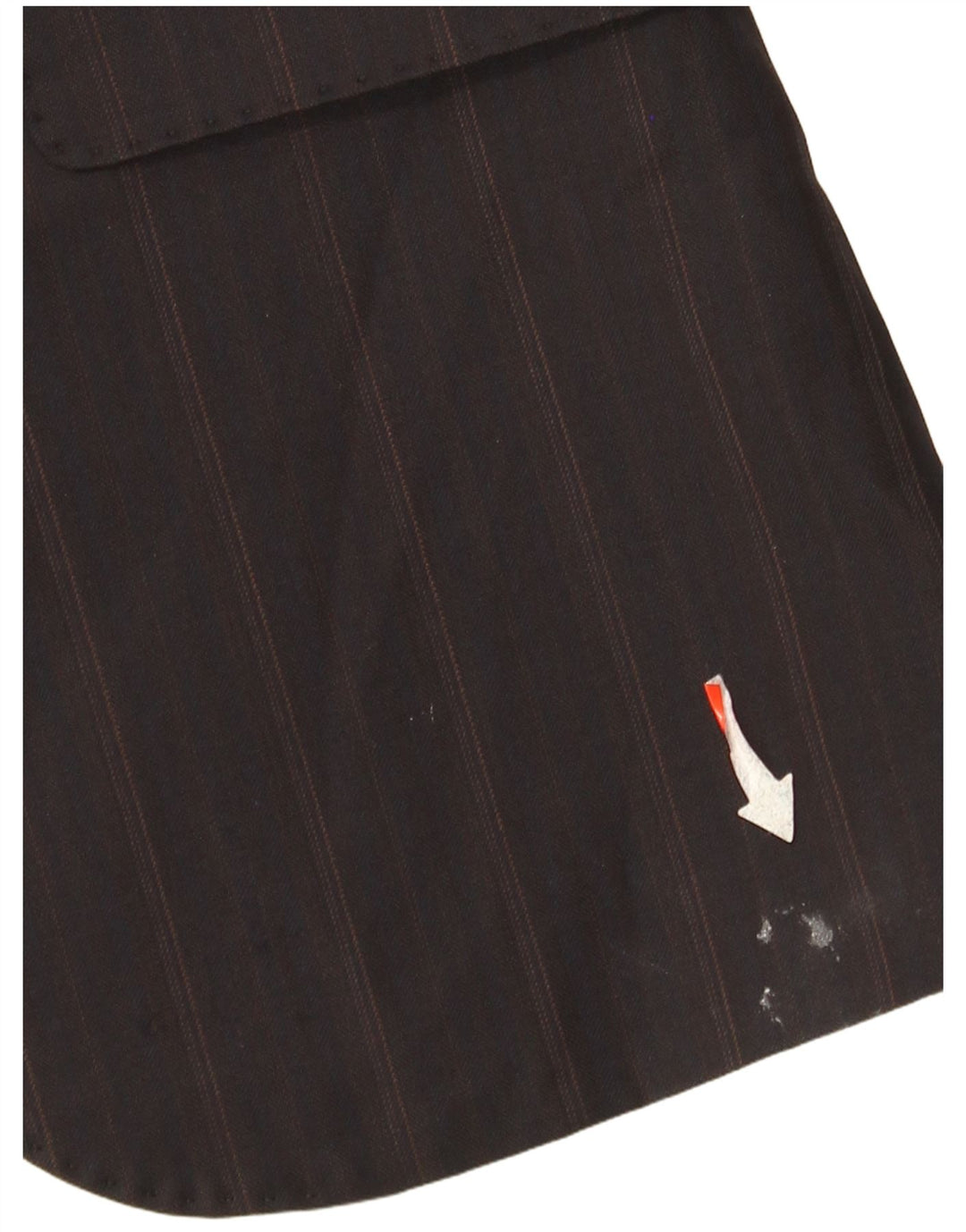 Massimo Dutti Γυναικείο σακάκι μπλέιζερ EU 36 XS Μαύρο ριγέ μαλλί