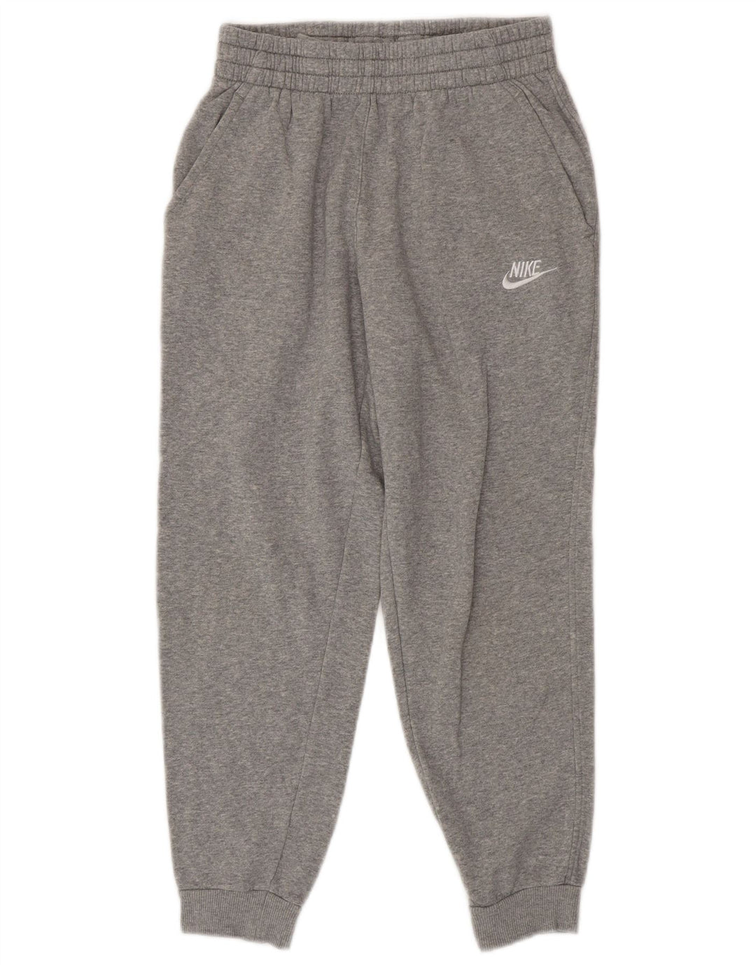 NIKE Boys αθλητική φόρμα παντελόνι Joggers 12-13 ετών μεγάλο γκρι βαμβακερό
