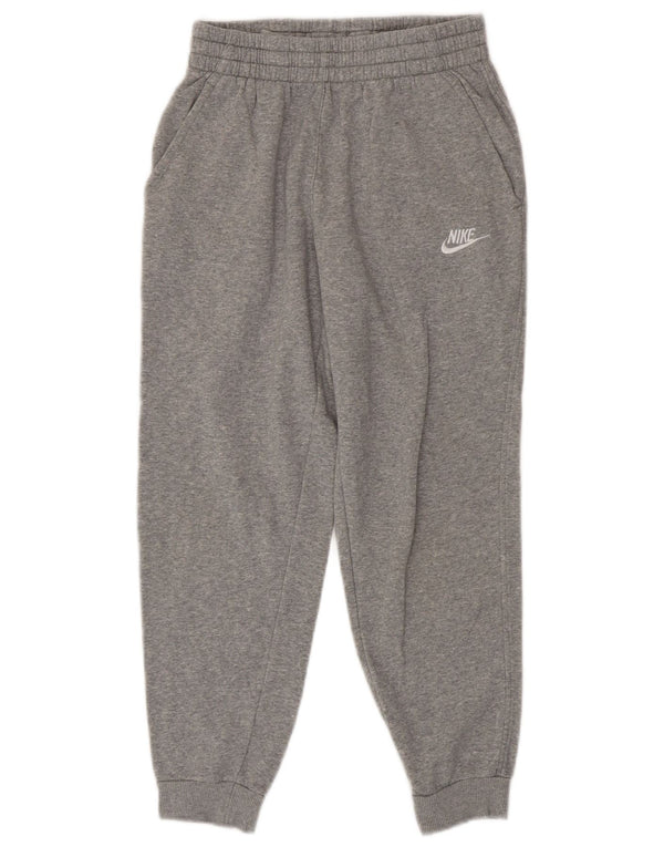 NIKE Boys αθλητική φόρμα παντελόνι Joggers 12-13 ετών μεγάλο γκρι βαμβακερό