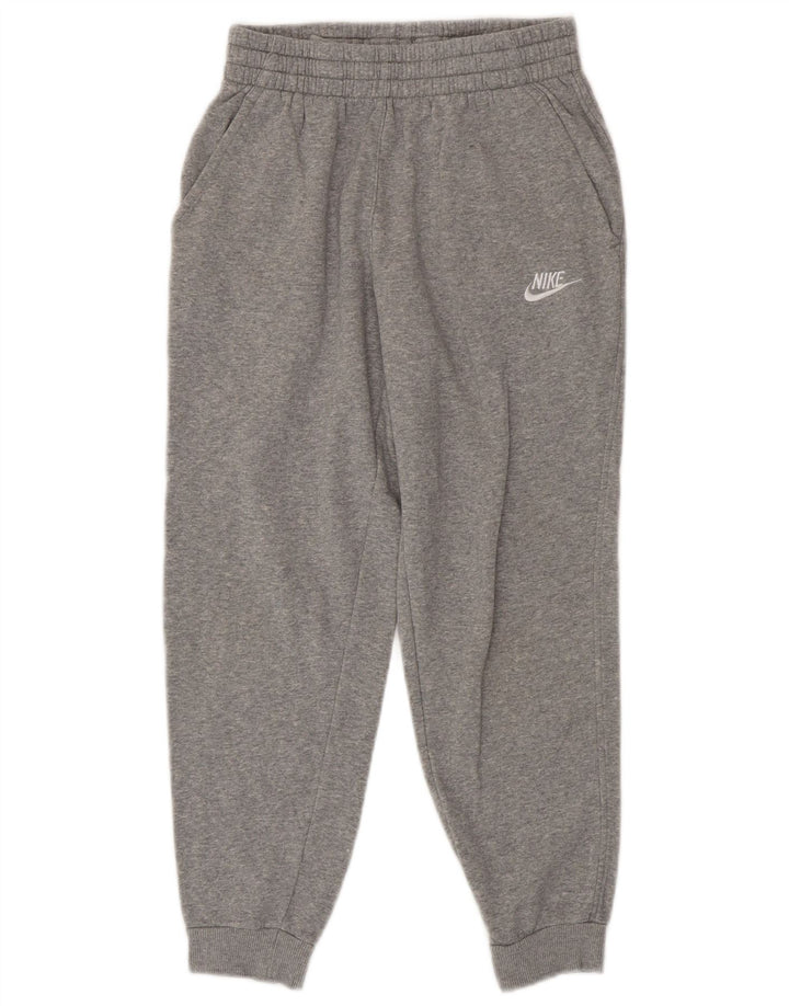 NIKE Boys αθλητική φόρμα παντελόνι Joggers 12-13 ετών μεγάλο γκρι βαμβακερό