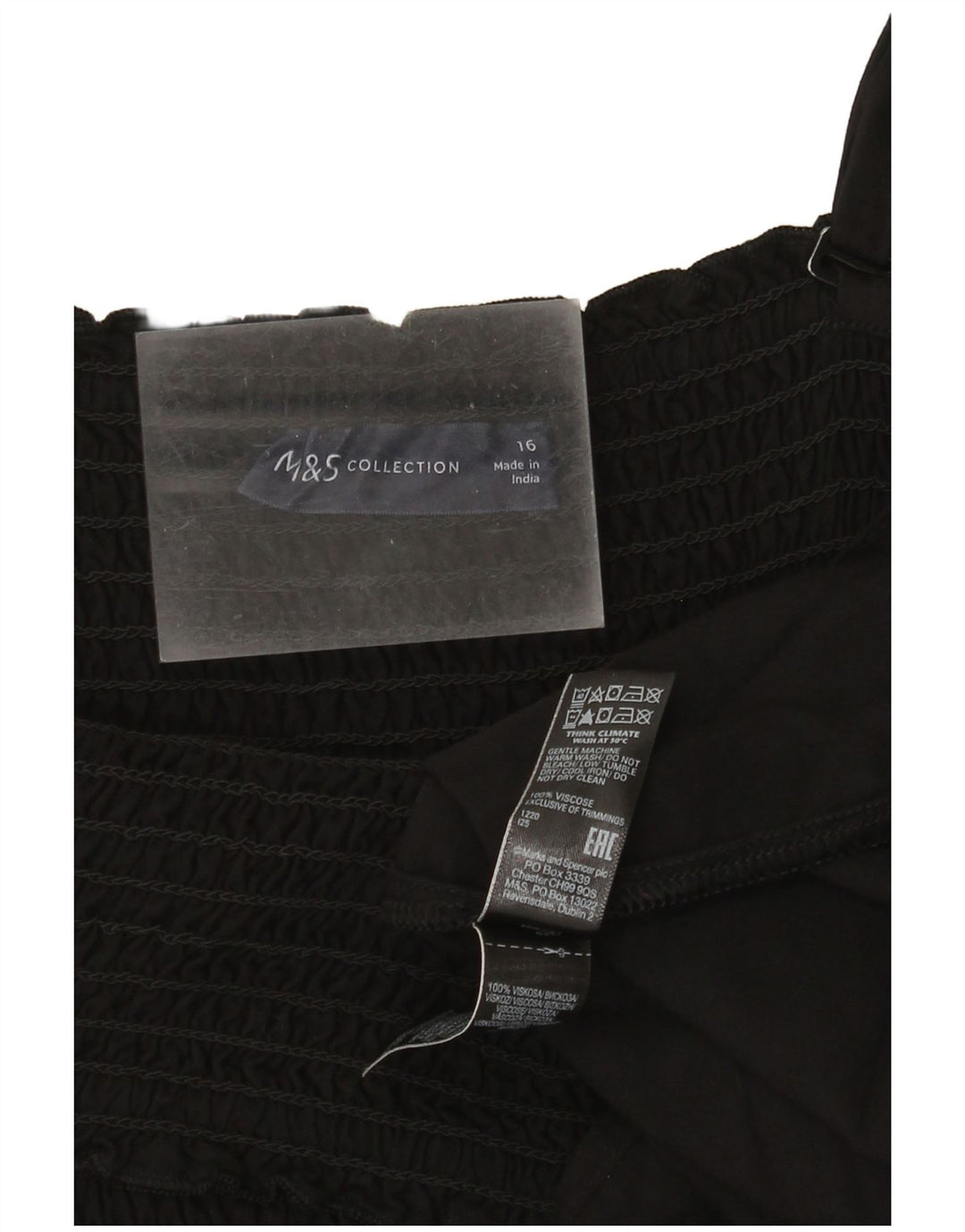 Marks & Spencer Γυναικείο Slip Dress UK 16 Large Black Viscose