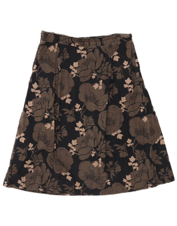 Boden Γυναικεία φούστα A-Line UK 12 Medium W29 Navy Blue Floral